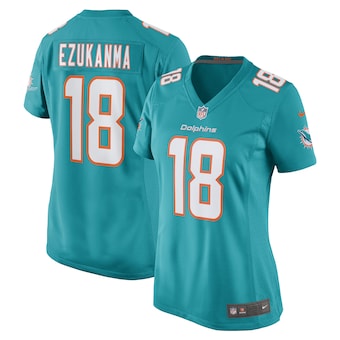 womens nike erik ezukanma aqua miami dolphins game player je